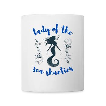 Siren Lady of the Sea Shanties Sailor - Mug - white - Front