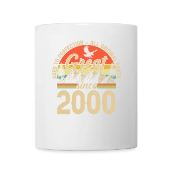 2000 Anniversary Born In 2000 Vintage Retro. Editio - Mug - white - Front