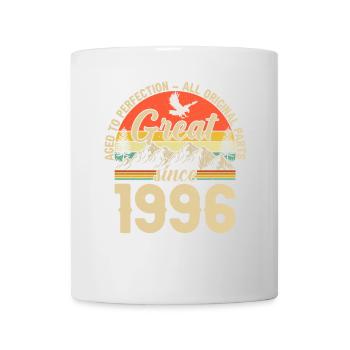 1996 Geburtstagsgeschenk 1996 Jahrgang 1996 Geschenk - Tasse - Weiß - Vorne