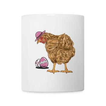 Chicken, Poultry, Easter Eggs, Egg, Chicken Farm - Mug - white - Front