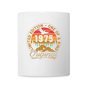 1975 Vintage Retro Geburtstagsgeschenk - Tasse - Weiß - Vorne