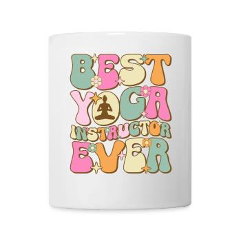 Best Yoga Instructor Ever - Mug - white - Front