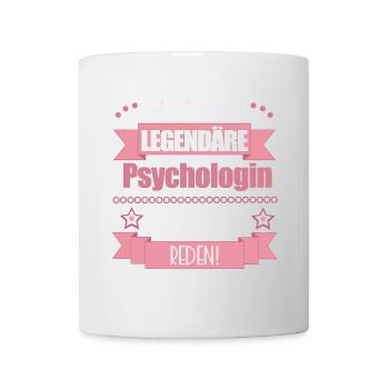 Psychologin Psychologie süßes Geschenk - Tasse - Weiß - Vorne