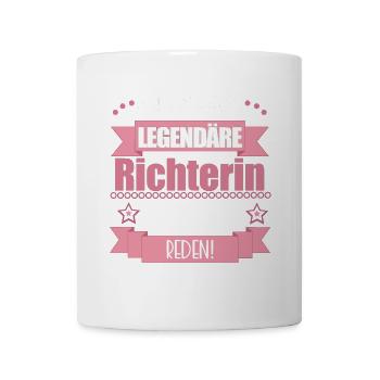 Richterin Gericht Gerechtigkeit süßes Geschenk - Tasse - Weiß - Vorne