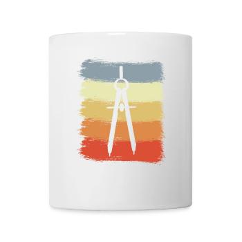 Architekten Zirkel - Tasse - Weiß - Vorne