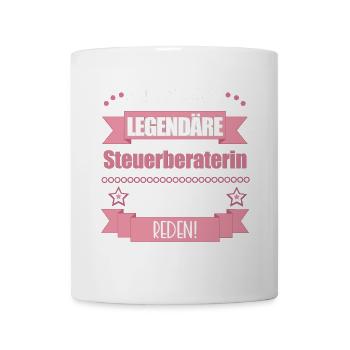 Steuerberaterin Steuerexpertin süßes Geschenk - Tasse - Weiß - Vorne