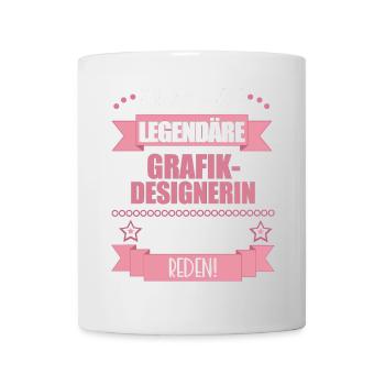 Grafikdesignerin Kreativexpertin süßes Geschenk - Tasse - Weiß - Vorne