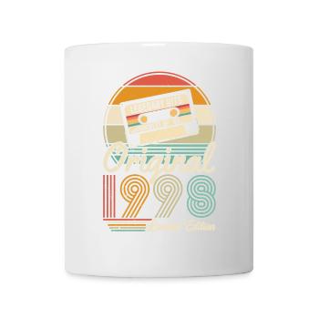 1998 Geburtstagsgeschenk 1998 Jahrgang 1998 Geschenk - Tasse - Weiß - Vorne