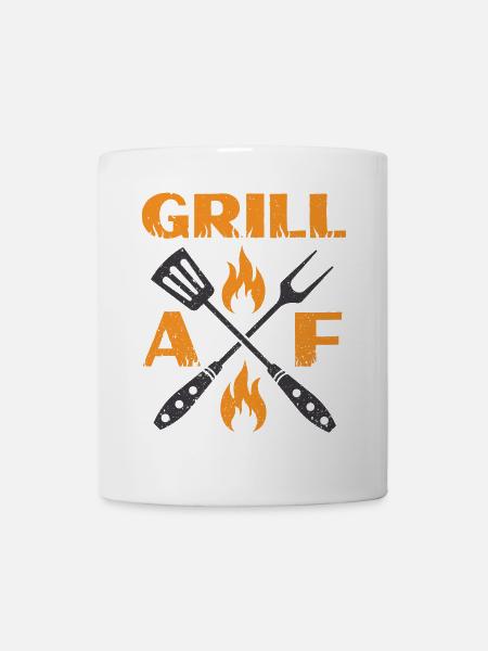 Grill AF - Tasse - Weiß