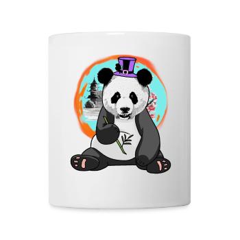Asia Panda Bear Hat Wildlife Kids China Kid - Mug - white - Front
