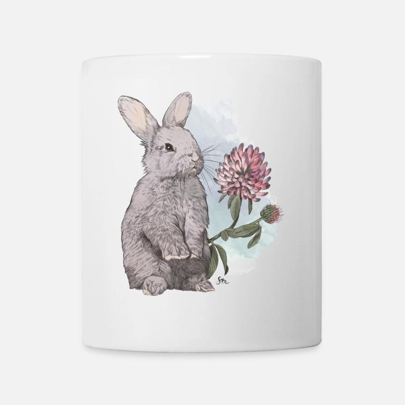 Veganuary 2024 Rabbit - Mug - white