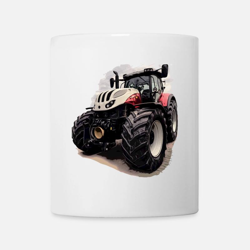 Tracteur Steyr - Mug blanc - blanc