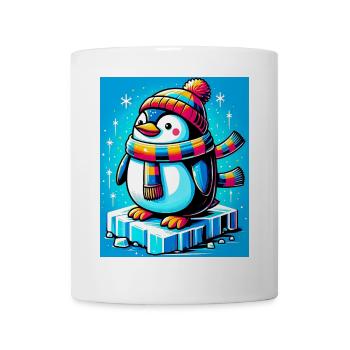 Pinguin - Tasse - Weiß - Vorne