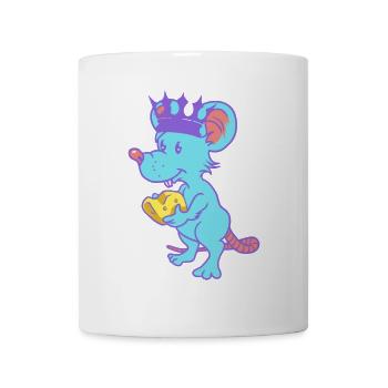 Rodent, Rat, Cheese, King, Mouse, Pets, Child - Mug - white - Front