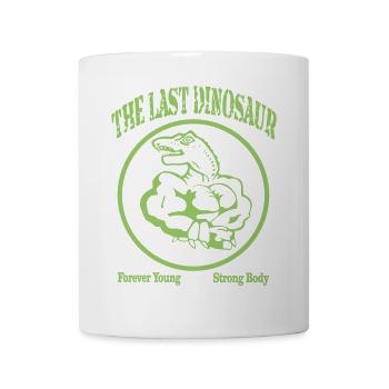 Last Dinosaur - Tasse - Weiß - Vorne