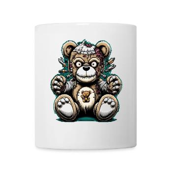 Ours en peluche vintage maman peluche - Mug blanc - blanc - Devant
