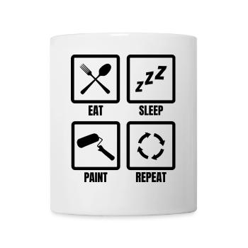 Painter Motivation - Mug - white - Front