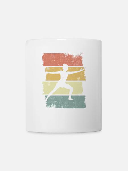Yogini Skizze - Tasse - Weiß