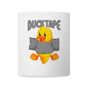 Duck Tape | Entenküken mit Duct Tape - Tasse - Weiß - Vorne
