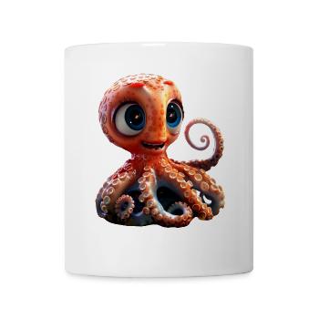 Octopus Small Octopus Cuttlefish Cute Octopus - Mug - white - Front