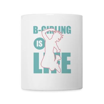 Breakdance Girl - Mug - white - Front