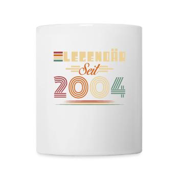 Légendaire depuis 2004 Cadeau d’anniversaire - Mug blanc - blanc - Devant