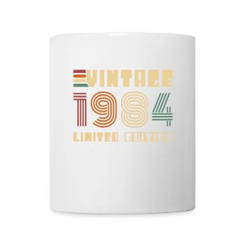 Vinatge 1984 Cadeau d’anniversaire - Mug blanc - blanc - Devant