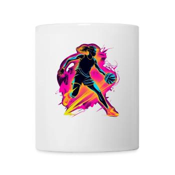 Basketball player 80s style - Mug - white - Front