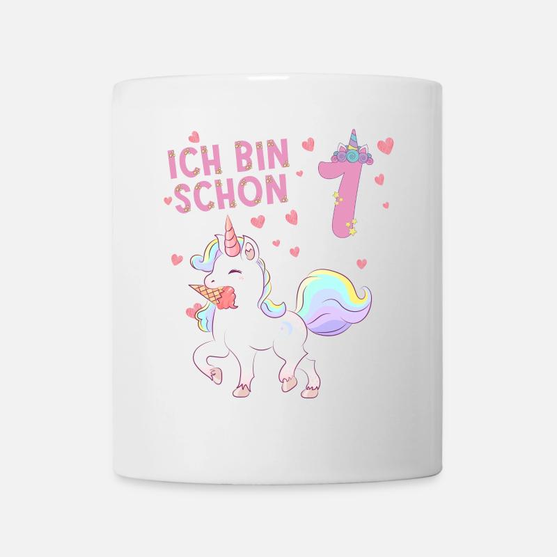 ich bin schon 1 Einhorn - Tasse - Weiß