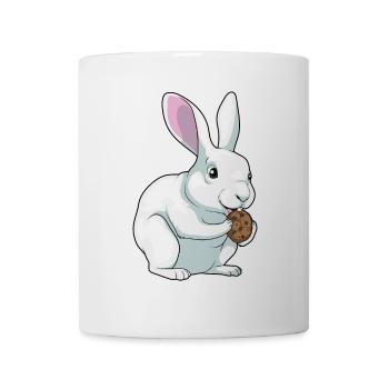 Biscuit lapin - Mug blanc - blanc - Devant