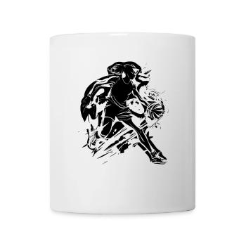 Basketball Liebhaberin - Tasse - Weiß - Vorne