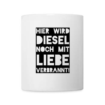 Diesel Liebe - Tasse - Weiß - Vorne
