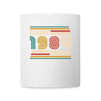 Vinatge 1984 Geburtstagsgeschenk - Tasse - Weiß - Vorne