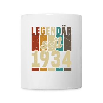 Legend since 1934 Birthday Gift - Mug - white - Front