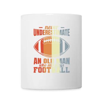 Alter Football Spieler - Tasse - Weiß - Vorne