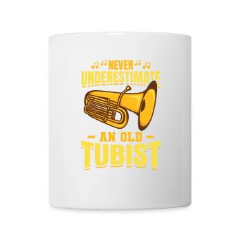 Grand-père tuba - Mug blanc - blanc - Devant