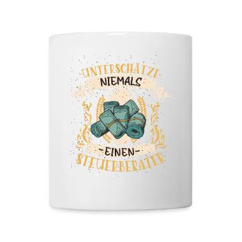 Steuerberater Geschenk Finanzen Lustig - Tasse - Weiß - Vorne