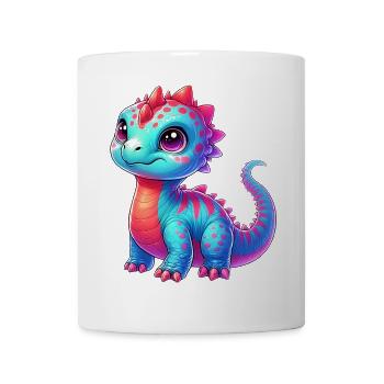 Dinosaurier - Tasse - Weiß - Vorne