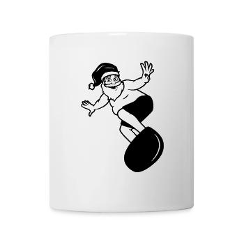 Joyeux Surfmas - Mug blanc - blanc - Devant