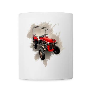 M F 30 Bulldog Traktor - Tasse - Weiß - Vorne