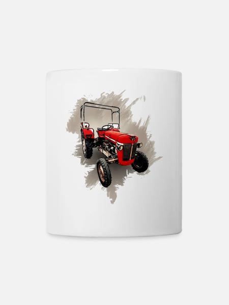 M F 30 Bulldog Traktor - Tasse - Weiß