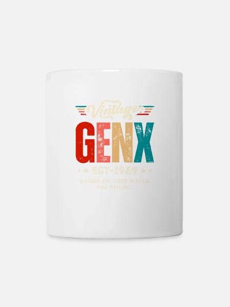 Gen X - Style rétro vintage - Kop/krus - hvid