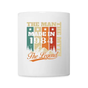 Vinatge 1984 Geburtstagsgeschenk - Tasse - Weiß - Vorne