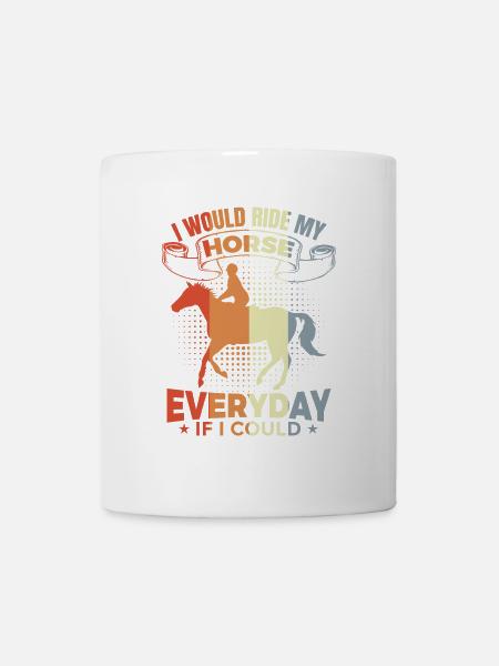 Reiter Inspiration - Tasse - Weiß
