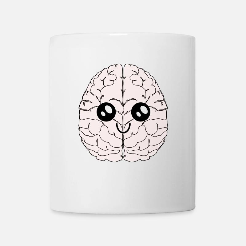 Autisme cérébral Asperger Kavaii Intelligence - Mug blanc - blanc