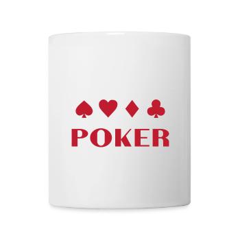 Je Peux Pas J'ai Poker Cadeau - Mug blanc - blanc - Devant
