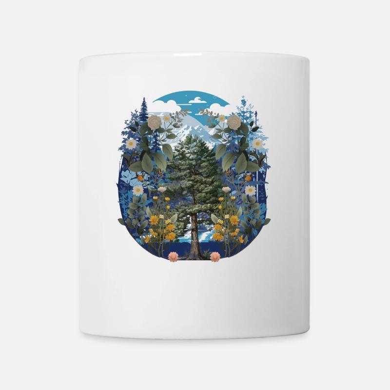 Flore, Botanique, Nature, Nature sauvage, Forêt, Printemps, Climat - Mug blanc - blanc