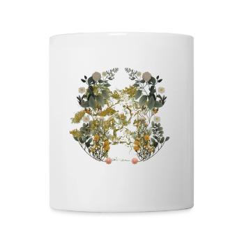 nature, deer, antlers, red deer, forest animal, Sweden, roe deer - Mug - white - Front