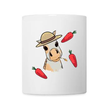 Poulain, Bébé, Cheval, Enfant, Poney, Enfant en bas âge, Navet, Chevaux - Mug blanc - blanc - Devant