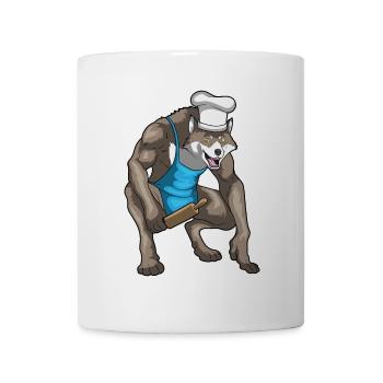 Werwolf Halloween Backen - Tasse - Weiß - Vorne